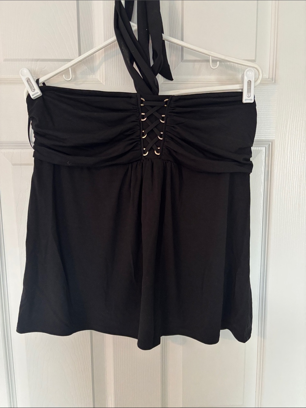 White House Black Market Strapless Halter Top